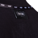 VOLNO HECTOR. Czarna koszulka oversize streetwear, szkielet z mechanicznym sercem w dłoniach