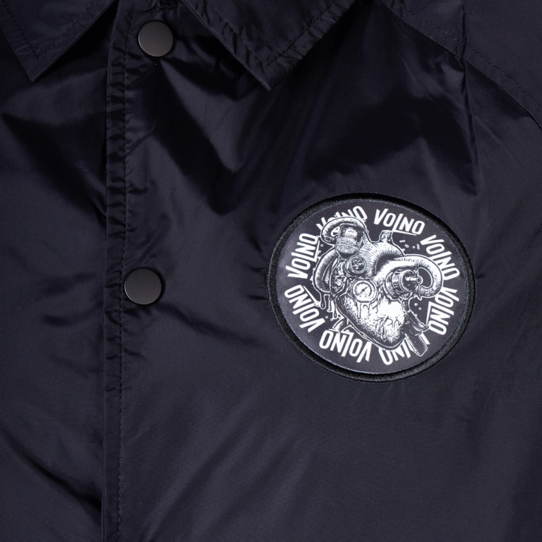 VOLNO BLACKJACK. Czarna kurtka bomber streetwear. Idealna na night drive.