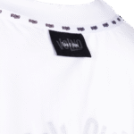 VOLNO BRAVE HEART. Biała koszulka oversize streetwear z mechanicznym sercem 6500 RPM